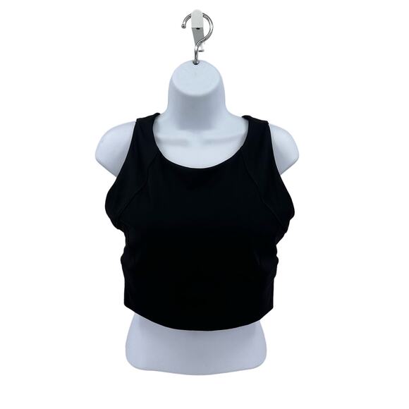 WMNS Black Sports Bra Size XL Crewneck Sleeveless Padded Activewear Gym Workout - Picture 1 of 6